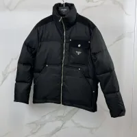 Cheap Prada Down Feather Coat Long Sleeved For Men #1398837 Replica Wholesale [$172.00 USD] [ITEM#1398837] on Replica Prada Down Feather Coat