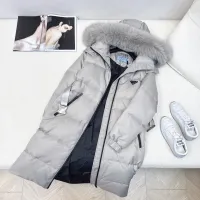 Cheap Prada Down Feather Coat Long Sleeved For Women #1398838 Replica Wholesale [$247.93 USD] [ITEM#1398838] on Replica Prada Down Feather Coat
