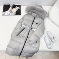 Cheap Prada Down Feather Coat Long Sleeved For Women #1398838 Replica Wholesale [$247.93 USD] [ITEM#1398838] on Replica Prada Down Feather Coat
