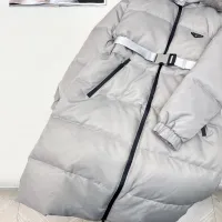 Cheap Prada Down Feather Coat Long Sleeved For Women #1398838 Replica Wholesale [$247.93 USD] [ITEM#1398838] on Replica Prada Down Feather Coat