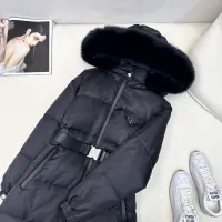 Cheap Prada Down Feather Coat Long Sleeved For Women #1398840 Replica Wholesale [$247.93 USD] [ITEM#1398840] on Replica Prada Down Feather Coat