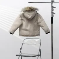 Cheap Canada Goose Down Feather Coat Long Sleeved For Kids #1398853 Replica Wholesale [$132.00 USD] [ITEM#1398853] on Replica Canada Goose Down Feather Coat