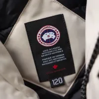 Cheap Canada Goose Down Feather Coat Long Sleeved For Kids #1398853 Replica Wholesale [$132.00 USD] [ITEM#1398853] on Replica Canada Goose Down Feather Coat