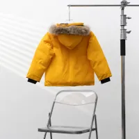 Cheap Canada Goose Down Feather Coat Long Sleeved For Kids #1398855 Replica Wholesale [$132.00 USD] [ITEM#1398855] on Replica Canada Goose Down Feather Coat