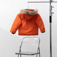 Cheap Canada Goose Down Feather Coat Long Sleeved For Kids #1398856 Replica Wholesale [$132.00 USD] [ITEM#1398856] on Replica Canada Goose Down Feather Coat