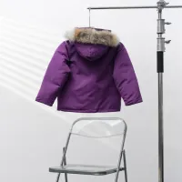 Cheap Canada Goose Down Feather Coat Long Sleeved For Kids #1398858 Replica Wholesale [$132.00 USD] [ITEM#1398858] on Replica Canada Goose Down Feather Coat