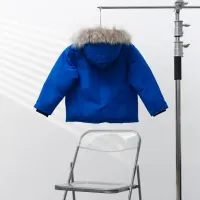 Cheap Canada Goose Down Feather Coat Long Sleeved For Kids #1398859 Replica Wholesale [$132.00 USD] [ITEM#1398859] on Replica Canada Goose Down Feather Coat