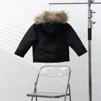 Cheap Canada Goose Down Feather Coat Long Sleeved For Kids #1398861 Replica Wholesale [$132.00 USD] [ITEM#1398861] on Replica Canada Goose Down Feather Coat