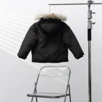 Cheap Canada Goose Down Feather Coat Long Sleeved For Kids #1398862 Replica Wholesale [$132.00 USD] [ITEM#1398862] on Replica Canada Goose Down Feather Coat