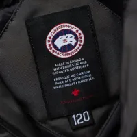 Cheap Canada Goose Down Feather Coat Long Sleeved For Kids #1398862 Replica Wholesale [$132.00 USD] [ITEM#1398862] on Replica Canada Goose Down Feather Coat