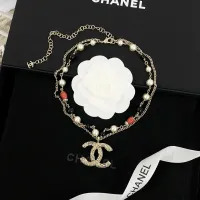 Cheap Chanel Necklaces For Women #1398909 Replica Wholesale [$42.00 USD] [ITEM#1398909] on Replica Chanel Necklaces
