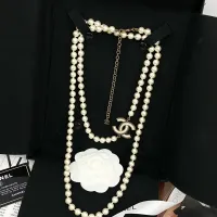 Cheap Chanel Necklaces For Women #1398913 Replica Wholesale [$48.00 USD] [ITEM#1398913] on Replica Chanel Necklaces