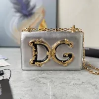 Cheap Dolce &amp; Gabbana D&amp;G AAA Quality Messenger Bags For Women #1398974 Replica Wholesale [$182.00 USD] [ITEM#1398974] on Replica Dolce &amp; Gabbana D&amp;G AAA Quality Messenger Bags