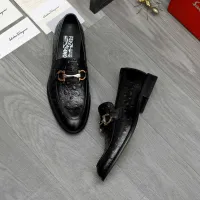 Cheap Salvatore Ferragamo Leather Shoes For Men #1399116 Replica Wholesale [$82.00 USD] [ITEM#1399116] on Replica Salvatore Ferragamo Leather Shoes