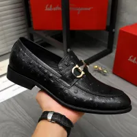 Cheap Salvatore Ferragamo Leather Shoes For Men #1399116 Replica Wholesale [$82.00 USD] [ITEM#1399116] on Replica Salvatore Ferragamo Leather Shoes