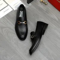 Cheap Salvatore Ferragamo Leather Shoes For Men #1399124 Replica Wholesale [$82.00 USD] [ITEM#1399124] on Replica Salvatore Ferragamo Leather Shoes