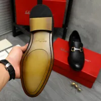 Cheap Salvatore Ferragamo Leather Shoes For Men #1399125 Replica Wholesale [$82.00 USD] [ITEM#1399125] on Replica Salvatore Ferragamo Leather Shoes
