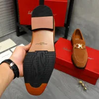 Cheap Salvatore Ferragamo Leather Shoes For Men #1399134 Replica Wholesale [$80.00 USD] [ITEM#1399134] on Replica Salvatore Ferragamo Leather Shoes