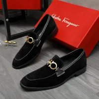 Cheap Salvatore Ferragamo Leather Shoes For Men #1399136 Replica Wholesale [$80.00 USD] [ITEM#1399136] on Replica Salvatore Ferragamo Leather Shoes