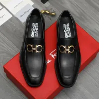 Cheap Salvatore Ferragamo Leather Shoes For Men #1399137 Replica Wholesale [$82.00 USD] [ITEM#1399137] on Replica Salvatore Ferragamo Leather Shoes