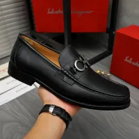 Cheap Salvatore Ferragamo Leather Shoes For Men #1399142 Replica Wholesale [$85.00 USD] [ITEM#1399142] on Replica Salvatore Ferragamo Leather Shoes