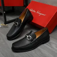 Cheap Salvatore Ferragamo Leather Shoes For Men #1399142 Replica Wholesale [$85.00 USD] [ITEM#1399142] on Replica Salvatore Ferragamo Leather Shoes