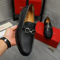 Cheap Salvatore Ferragamo Leather Shoes For Men #1399142 Replica Wholesale [$85.00 USD] [ITEM#1399142] on Replica Salvatore Ferragamo Leather Shoes