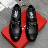 Cheap Salvatore Ferragamo Leather Shoes For Men #1399144 Replica Wholesale [$82.00 USD] [ITEM#1399144] on Replica Salvatore Ferragamo Leather Shoes