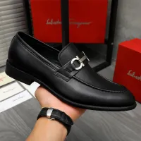 Cheap Salvatore Ferragamo Leather Shoes For Men #1399145 Replica Wholesale [$82.00 USD] [ITEM#1399145] on Replica Salvatore Ferragamo Leather Shoes