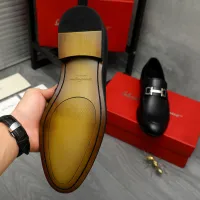Cheap Salvatore Ferragamo Leather Shoes For Men #1399145 Replica Wholesale [$82.00 USD] [ITEM#1399145] on Replica Salvatore Ferragamo Leather Shoes