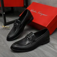 Cheap Salvatore Ferragamo Leather Shoes For Men #1399149 Replica Wholesale [$82.00 USD] [ITEM#1399149] on Replica Salvatore Ferragamo Leather Shoes