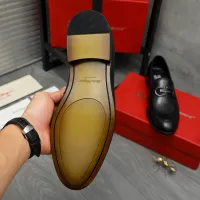 Cheap Salvatore Ferragamo Leather Shoes For Men #1399149 Replica Wholesale [$82.00 USD] [ITEM#1399149] on Replica Salvatore Ferragamo Leather Shoes