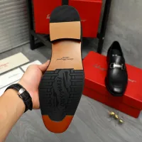 Cheap Salvatore Ferragamo Leather Shoes For Men #1399150 Replica Wholesale [$82.00 USD] [ITEM#1399150] on Replica Salvatore Ferragamo Leather Shoes