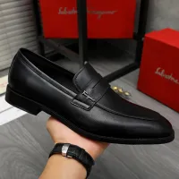 Cheap Salvatore Ferragamo Leather Shoes For Men #1399151 Replica Wholesale [$82.00 USD] [ITEM#1399151] on Replica Salvatore Ferragamo Leather Shoes