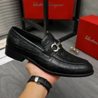 Cheap Salvatore Ferragamo Leather Shoes For Men #1399152 Replica Wholesale [$82.00 USD] [ITEM#1399152] on Replica Salvatore Ferragamo Leather Shoes