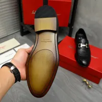 Cheap Salvatore Ferragamo Leather Shoes For Men #1399152 Replica Wholesale [$82.00 USD] [ITEM#1399152] on Replica Salvatore Ferragamo Leather Shoes