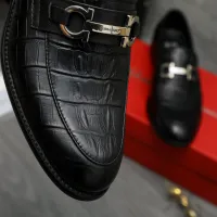 Cheap Salvatore Ferragamo Leather Shoes For Men #1399152 Replica Wholesale [$82.00 USD] [ITEM#1399152] on Replica Salvatore Ferragamo Leather Shoes