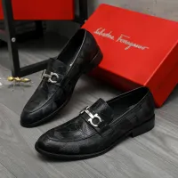 Cheap Salvatore Ferragamo Leather Shoes For Men #1399153 Replica Wholesale [$82.00 USD] [ITEM#1399153] on Replica Salvatore Ferragamo Leather Shoes