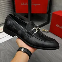 Cheap Salvatore Ferragamo Leather Shoes For Men #1399153 Replica Wholesale [$82.00 USD] [ITEM#1399153] on Replica Salvatore Ferragamo Leather Shoes