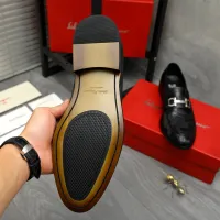 Cheap Salvatore Ferragamo Leather Shoes For Men #1399153 Replica Wholesale [$82.00 USD] [ITEM#1399153] on Replica Salvatore Ferragamo Leather Shoes