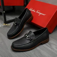 Cheap Salvatore Ferragamo Leather Shoes For Men #1399157 Replica Wholesale [$125.00 USD] [ITEM#1399157] on Replica Salvatore Ferragamo Leather Shoes