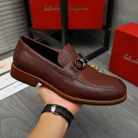 Cheap Salvatore Ferragamo Leather Shoes For Men #1399158 Replica Wholesale [$125.00 USD] [ITEM#1399158] on Replica Salvatore Ferragamo Leather Shoes