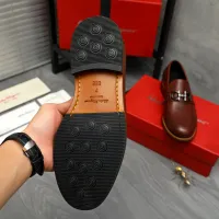 Cheap Salvatore Ferragamo Leather Shoes For Men #1399158 Replica Wholesale [$125.00 USD] [ITEM#1399158] on Replica Salvatore Ferragamo Leather Shoes