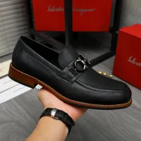 Cheap Salvatore Ferragamo Leather Shoes For Men #1399159 Replica Wholesale [$125.00 USD] [ITEM#1399159] on Replica Salvatore Ferragamo Leather Shoes
