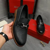 Cheap Salvatore Ferragamo Leather Shoes For Men #1399159 Replica Wholesale [$125.00 USD] [ITEM#1399159] on Replica Salvatore Ferragamo Leather Shoes
