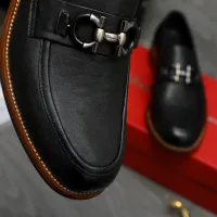 Cheap Salvatore Ferragamo Leather Shoes For Men #1399159 Replica Wholesale [$125.00 USD] [ITEM#1399159] on Replica Salvatore Ferragamo Leather Shoes