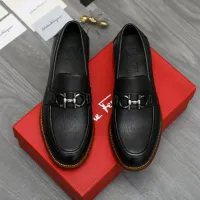 Cheap Salvatore Ferragamo Leather Shoes For Men #1399160 Replica Wholesale [$125.00 USD] [ITEM#1399160] on Replica Salvatore Ferragamo Leather Shoes