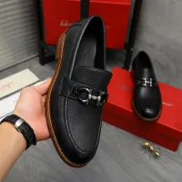 Cheap Salvatore Ferragamo Leather Shoes For Men #1399160 Replica Wholesale [$125.00 USD] [ITEM#1399160] on Replica Salvatore Ferragamo Leather Shoes