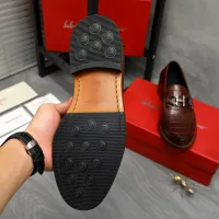 Cheap Salvatore Ferragamo Leather Shoes For Men #1399161 Replica Wholesale [$125.00 USD] [ITEM#1399161] on Replica Salvatore Ferragamo Leather Shoes