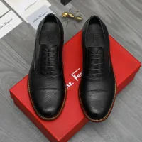 Cheap Salvatore Ferragamo Leather Shoes For Men #1399162 Replica Wholesale [$125.00 USD] [ITEM#1399162] on Replica Salvatore Ferragamo Leather Shoes